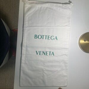 Bottega Veneta White Large Dusbag